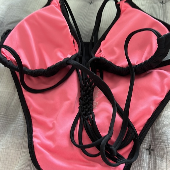 Pink Victoria’s Secret Black Bikini - Picture 4 of 4